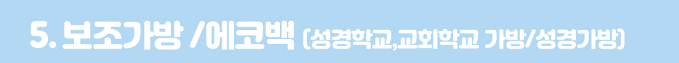 5.보조가방 타이틀
